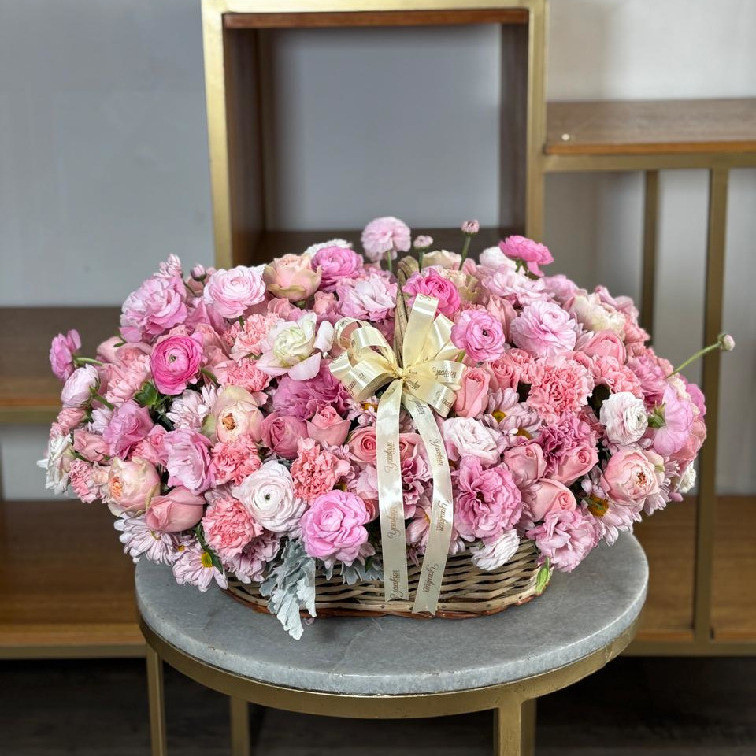 Canasta de mimbre amor sweet