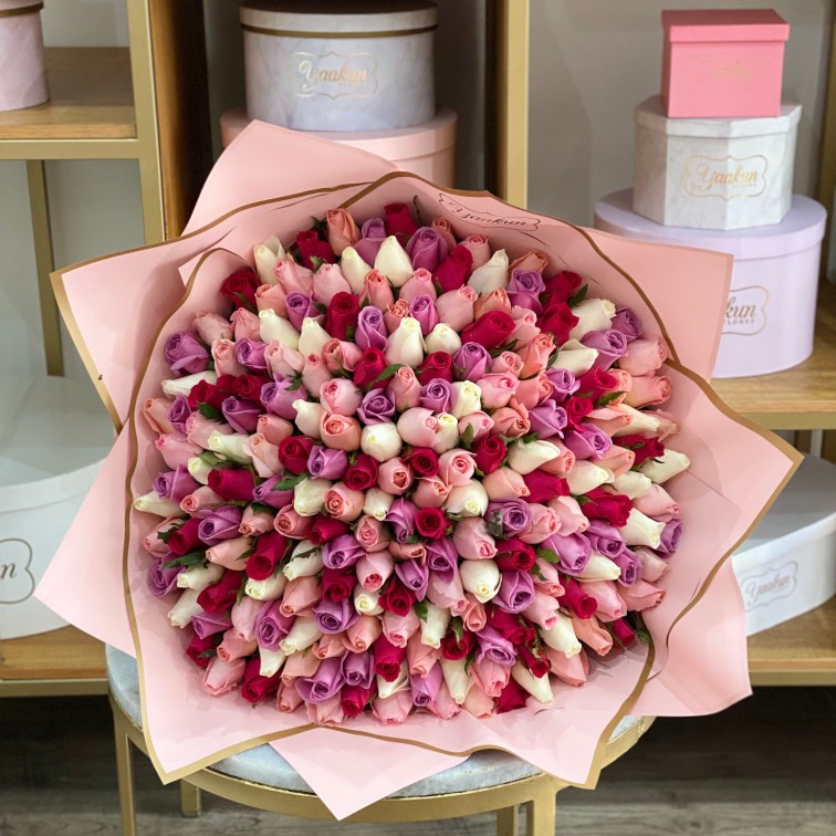 Ramo de 150 rosas te quiero mucho